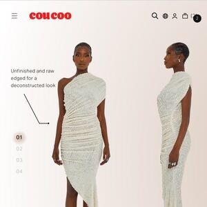 Coucoo Pasu dress in Rhino Tusk